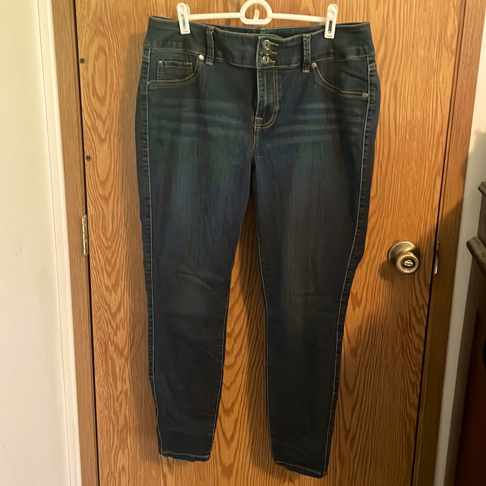 Torrid jeggings dark blue like new